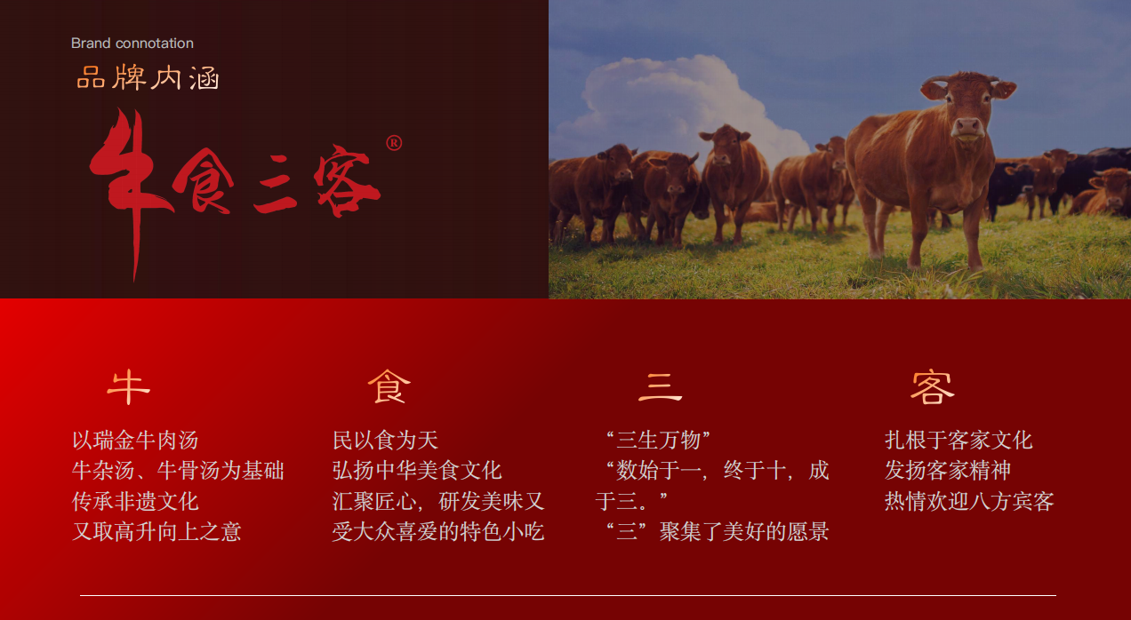 牛食三客品牌内涵